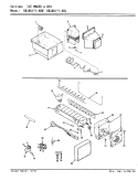 ICE MAKER & BIN Diagram and Parts List for RB18KA-4BW BG46A Admiral Refrigerator