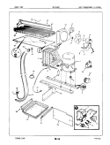 UNIT COMPARTMENT & SYSTEM Diagram and Parts List for NNT196GZH 7A11A Maytag Refrigerator