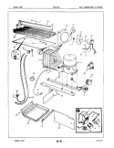 UNIT COMPARTMENT & SYSTEM Diagram and Parts List for BNT15H4 7A67A Maytag Refrigerator