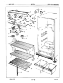 FRESH FOOD COMPARTMENT Diagram and Parts List for BNT17H4A 7A70A Maytag Refrigerator