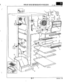 FREEZER COMPARTMENT Diagram and Parts List for RNC20AN-3A 3M65A Magic Chef Refrigerator