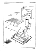FREEZER COMPARTMENT Diagram and Parts List for RB15EY-2A 5E32A Magic Chef Refrigerator