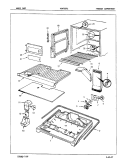 FREEZER COMPARTMENT Diagram and Parts List for NDNT229GA 5E69A Maytag Refrigerator