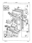 Part Location Diagram of 65938-1 Whirlpool Liner, door