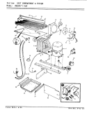 UNIT COMPARTMENT & SYSTEM Diagram and Parts List for RB23KN-4AF AG92A Magic Chef Refrigerator