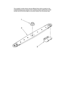 Lower Washarm Parts Diagram and Parts List for MDB6701AWQ10  Maytag Dishwasher