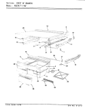 CHEST OF DRAWERS Diagram and Parts List for RB23KN-4AF AG92A Magic Chef Refrigerator