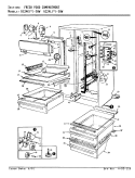 FRESH FOOD COMPARTMENT Diagram and Parts List for RC24KN-3AW AS82A Magic Chef Refrigerator