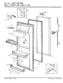 Part Location Diagram of 68459-4-WW Whirlpool PANEL, F.F. DOOR (WHT)