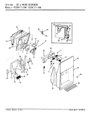 ICE & WATER DISPENSER Diagram and Parts List for RC24KN-3AW AS82A Magic Chef Refrigerator