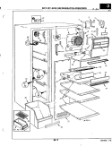 FREEZER COMPARTMENT Diagram and Parts List for RNC22AN-3A 3M52B Magic Chef Refrigerator