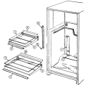SHELVES & ACCESSORIES Diagram and Parts List for GT21A93V  Maytag Refrigerator