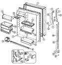Part Location Diagram of 70057-1 Whirlpool USE WPL 61001128