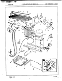 UNIT COMPARTMENT & SYSTEM Diagram and Parts List for RB17FA-2A 7C13A Magic Chef Refrigerator