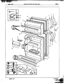 DOORS Diagram and Parts List for RB17FA-2A 7C13A Magic Chef Refrigerator