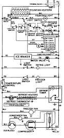 WIRING INFORMATION Diagram and Parts List for SILVER22  International Refrigerator