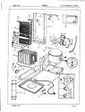 UNIT COMPARTMENT & SYSTEM Diagram and Parts List for NNS228GA 5N69A Maytag Refrigerator