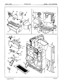 WATER & ICE DISPENSER Diagram and Parts List for RC22FA-3AW 5N57A Amana Refrigerator