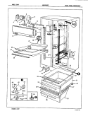 FRESH FOOD COMPARTMENT Diagram and Parts List for NENS248GZA 7L37A Maytag Refrigerator