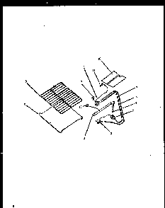 Oven Cavity Burners Diagram and Parts List for SBP26ZZW-P1142376NW  Amana Range