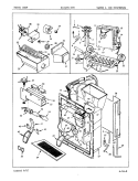 WATER & ICE DISPENSER Diagram and Parts List for RC24FY-3PW 5N59A Magic Chef Refrigerator