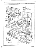 FRESH FOOD COMPARTMENT Diagram and Parts List for NNT179JA 8A30A Maytag Refrigerator