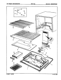 FREEZER COMPARTMENT Diagram and Parts List for NNT179JA 8A30A Maytag Refrigerator