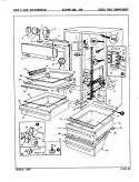 FRESH FOOD COMPARTMENT Diagram and Parts List for RC22HN-3BW 8N79B Amana Refrigerator