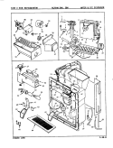 WATER & ICE DISPENSER Diagram and Parts List for RC22HN-3BW 8N79B Amana Refrigerator