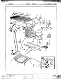 UNIT COMPARTMENT & SYSTEM Diagram and Parts List for RB15FA-2A 7C12A Magic Chef Refrigerator