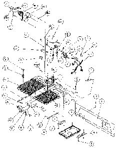 Machine Compartment - Panasonic Compressor Diagram and Parts List for 36541-P1121701W  Amana Refrigerator