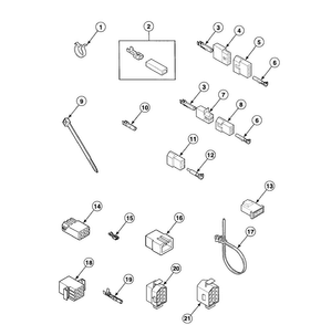 Terminal Block Diagram and Parts List for FEU17AWF1702  Speed Queen Dryer