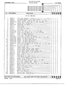 Ice Maker Assembly Page 2 Diagram and Parts List for 19574C  Admiral Refrigerator