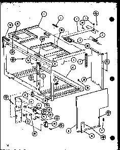 Section 5 Diagram and Parts List for RCC-1010 P85729-1S Amana Range