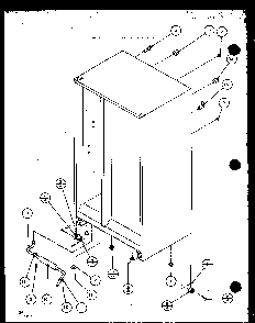 Drain Diagram and Parts List for SZ25MPL-P1120711WL  Amana Refrigerator