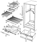 Part Location Diagram of 70105-10 Whirlpool Wire Shelf