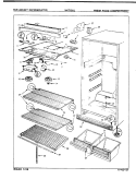 FRESH FOOD COMPARTMENT Diagram and Parts List for NNT156JA 8A27A Maytag Refrigerator