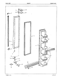 FREEZER DOOR Diagram and Parts List for NNS227FA 5M53B Crosley Refrigerator