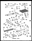 CONDENSER PARTS Diagram and Parts List for BC20K P602351W Amana Refrigerator