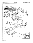 UNIT COMPARTMENT & SYSTEM Diagram and Parts List for RB23FN-3A 5E79A Magic Chef Refrigerator