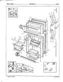 DOORS Diagram and Parts List for RB21FA-3A 7C30A Magic Chef Refrigerator