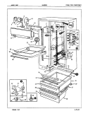 FRESH FOOD COMPARTMENT Diagram and Parts List for NNS208G 7L40A Maytag Refrigerator