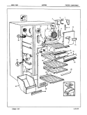 FREEZER COMPARTMENT Diagram and Parts List for NNS208G 7L40A Maytag Refrigerator