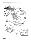 UNIT COMPARTMENT & SYSTEM Diagram and Parts List for NENT238HA 7A72A Maytag Refrigerator