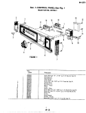 CONTROL PANEL (UD158) Diagram and Parts List for UD158-1  Magic Chef Dishwasher