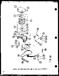 Section 6 Diagram and Parts List for CW9003W P1122805WW Amana Washer