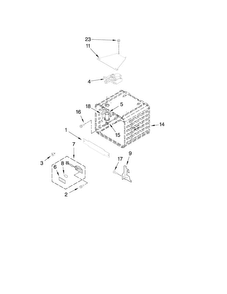 Part Location Diagram of W10282812 Whirlpool INSULATION
