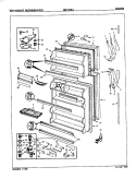Part Location Diagram of 66522-3 Whirlpool ORGANIZER, SHELF