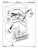 FREEZER COMPARTMENT Diagram and Parts List for UCP210ADLWH  Hardwick Freezer