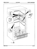 FREEZER COMPARTMENT Diagram and Parts List for UCP210BCLWH  Maytag Freezer